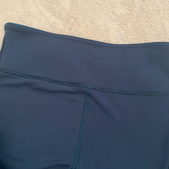 Lululemon Blue Reversible Leggings - Picture 4 of 8